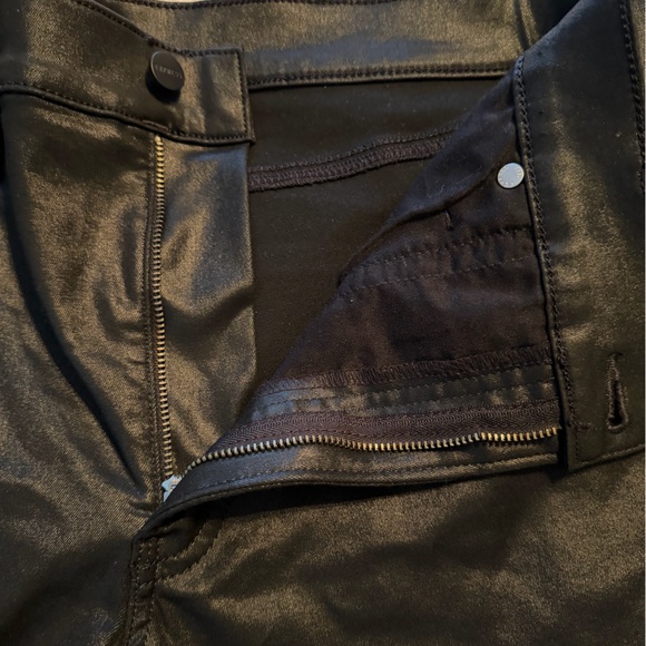 Express Black Coated Jeans - Picture 10 of 16